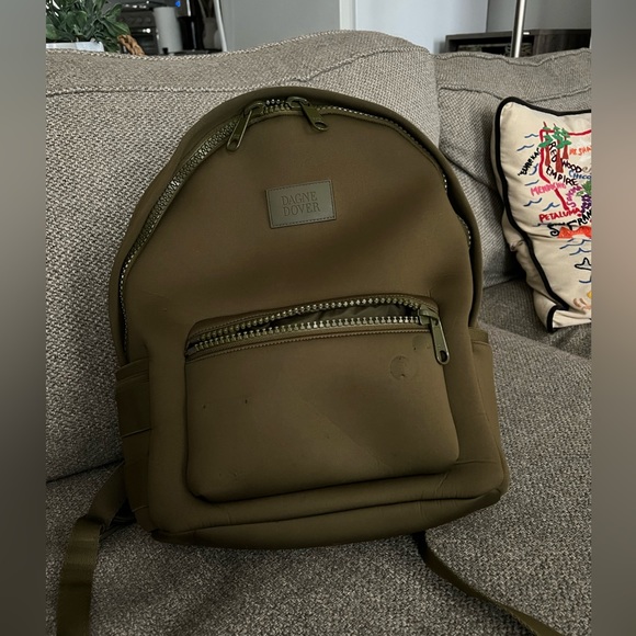 Dagne Dover Dakota Neoprene Backpack Forest Moss Green - Picture 6 of 14